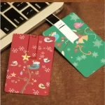 Personalised Full color Imprint logo 8GB Credit Card Shape USB pen drive  promotion gift card USB stick
