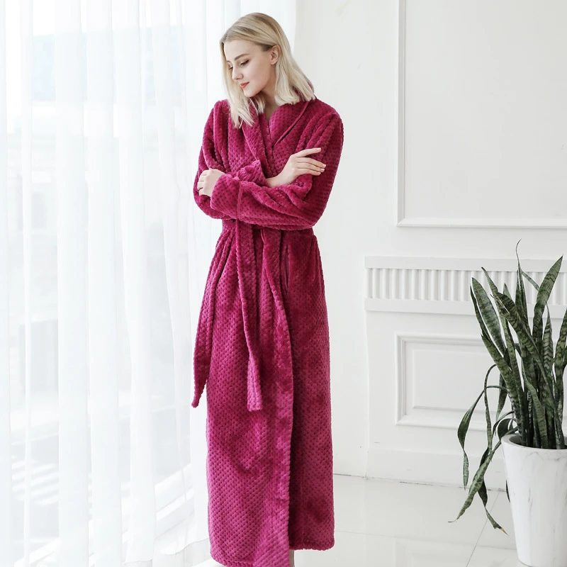 personalized gift hot sale cloth flannel jacquard weave bath robe