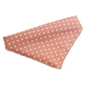 Pet scarf triangle cotton single-layer medium-sized pet slobber scarf bibs pet accessories