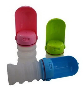 pet water bottle foldable sicicone Pet Dog Water Bottle For Small Large Dogs Travel Puppy Cat Drinking Bowl  Water Dispenser