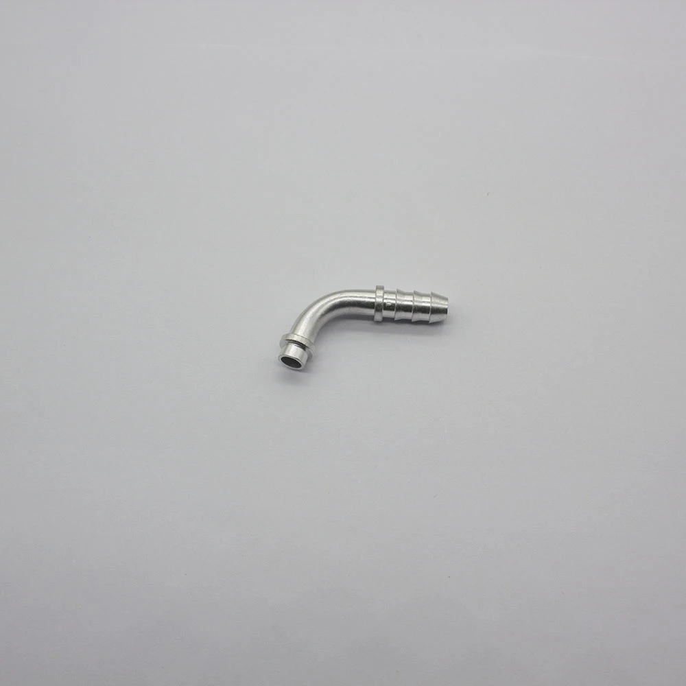 Pipe Bending Reducing Nipple, Precision CNC Turning Bending Small Aluminum Anodized Parts