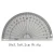 Import plastic 360 degree circular protractor from China