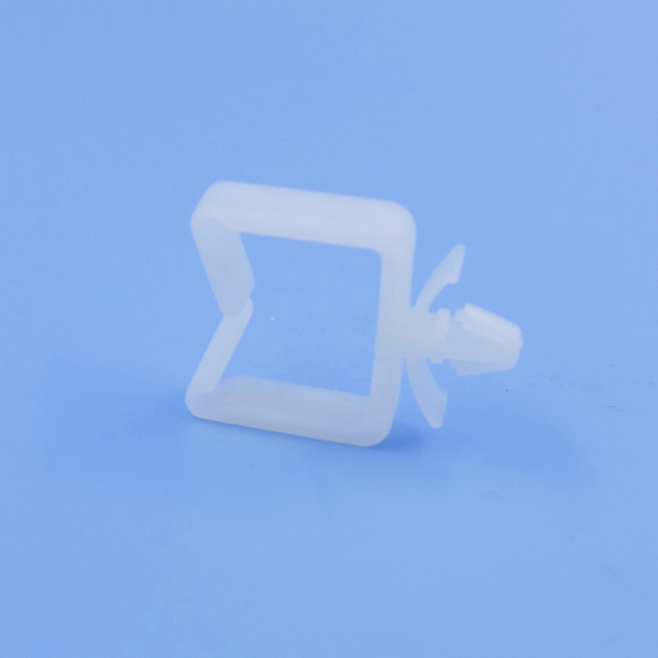 Plastic  4.8mm  Arrowhead Push-in Wire Saddle Clip
