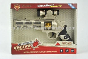 Plastic B/O Gun toys,Battery Operated Space Gun toys,electric space toy gun with flashing light and IC sound for children
