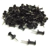 Plastic Head Needle Pins Black Push Pins Office Binding Cork Board Safety Colored Pin