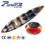 Plastic plastic canoe with price factory