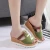 Import Platform Heels Slipper Sandals for Women Soft Leather Comfortable Slippers Open Toe Wedges Heel Summer Ladies Shoes from China