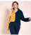 Import Plus size V-neck color block style women OL Fashion Shirt from China