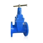 PN10 PN16 Hand wheel Resilient Seated Cast Iron Flanged Gate Valve