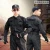 Import Police uniform spring and autumn training uniforms black overalls special training security suit summer long-sleeved from China