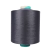 Polyester yarn 150/144 polyester yarns 55/36 recycled dyed black dty polyester yarn
