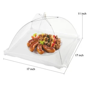 Pop-Up Mesh Screen Food Cover Tents - Keep Out Flies, Bugs, Mosquitos - Reusable