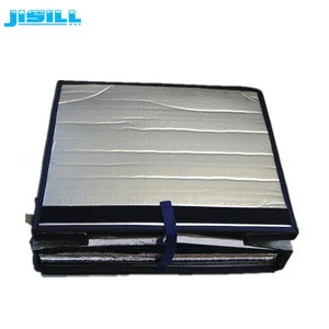 Popular Portable Folding cooler box with vip-pu thermal material