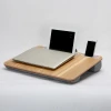 Portable Solid Wood Board Laptop Lap Tray Bed Sofa Soft Pillow Cushion Lap Computer Desk