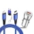 power4 car charger super fast type c charging cable set with cellphone adapter socket wall usb charge