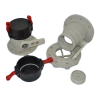 PP Flexitank valve ball and butterfly valve for flexitank
