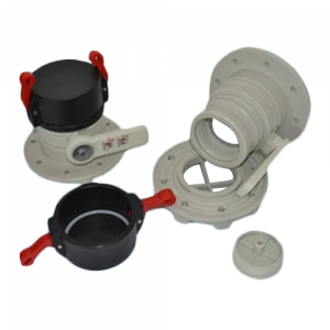 PP Flexitank valve ball and butterfly valve for flexitank