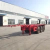 Preferential Price Skeleton Semi Trailer Container Chassis 3axles 4axles Low Bed 40ft Skeleton Semi Trailer