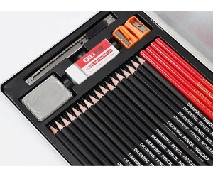 Premium Grade 3H-10B Black Sketch Art Sets Drawing Pencil Set 30 pcs/pack