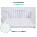 premium 100% waterproof hypoallergenic anti-bacterial baby Mattress pad mattress cover