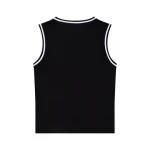 Printing Logo Black Mens Workout Tank Tops Sleeveless Basketball Polyester Fitness Tank Top