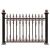 Import privacy outdoor ornamental metal panel modern design privacy pool aluminum fencing from China