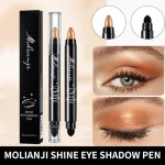 Private label custom women cosmetics eye shadow makeup eyes foundation glitter eyeshadow stick for face beauty
