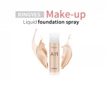 Private Label New Makeup Foundation Spray Airbrush BB Glossy Cream Black Dark Skin OEM