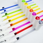 Professional 36 Colors Watercolor Brush Pens Art Markers Set