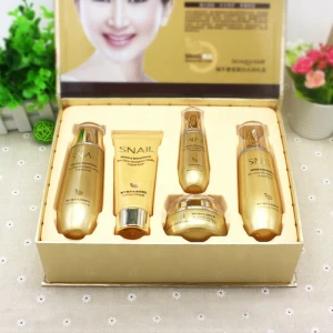 Professional Beauty Product Skin Care Cosmetic Organic Whitening Snail Skin Care Set
