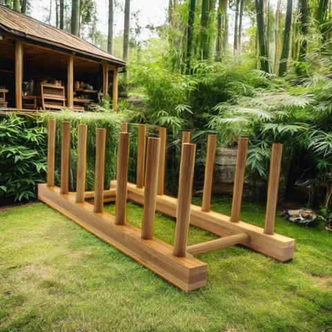 Buy Professional Kitchen Sink Storage Rack Double-tiered Bamboo Dish ...