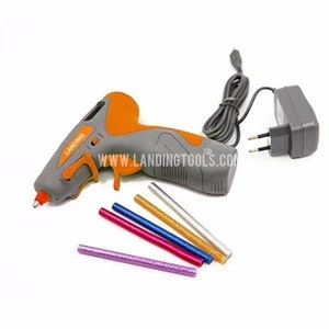 Professional manufacture 3.7V LI-Ion rechargeable glue gun,glue gun machine accessory,heat glue gun