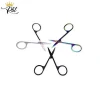 Professional Scissor Manicure For Nails Eyebrow Nose Eyelash Cuticle Scissors Curved Pedicure Makeup Tool