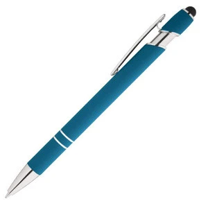 Promo custom metal touch stylus ballpoint pen
