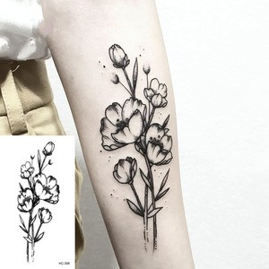 Promotion fashion waterproof large size paper arm body temporary tattoo sticker