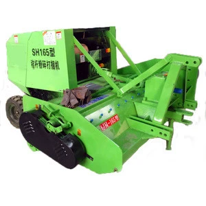 PTO driven agriculture machinery labor saving straw/alfalfa mini hay and straw baler/baling press machine