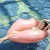 Import PVC inflatable lips floating row floating bed adult swimming ring from China