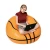 Import PVC Sofa Inflatable Home Furniture Basketball Shape One Seat Sofa For Kids and Adult from China