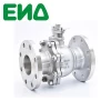 Q41F-16P Floating Soft seal Manual Flange Stainless steel Ball valve