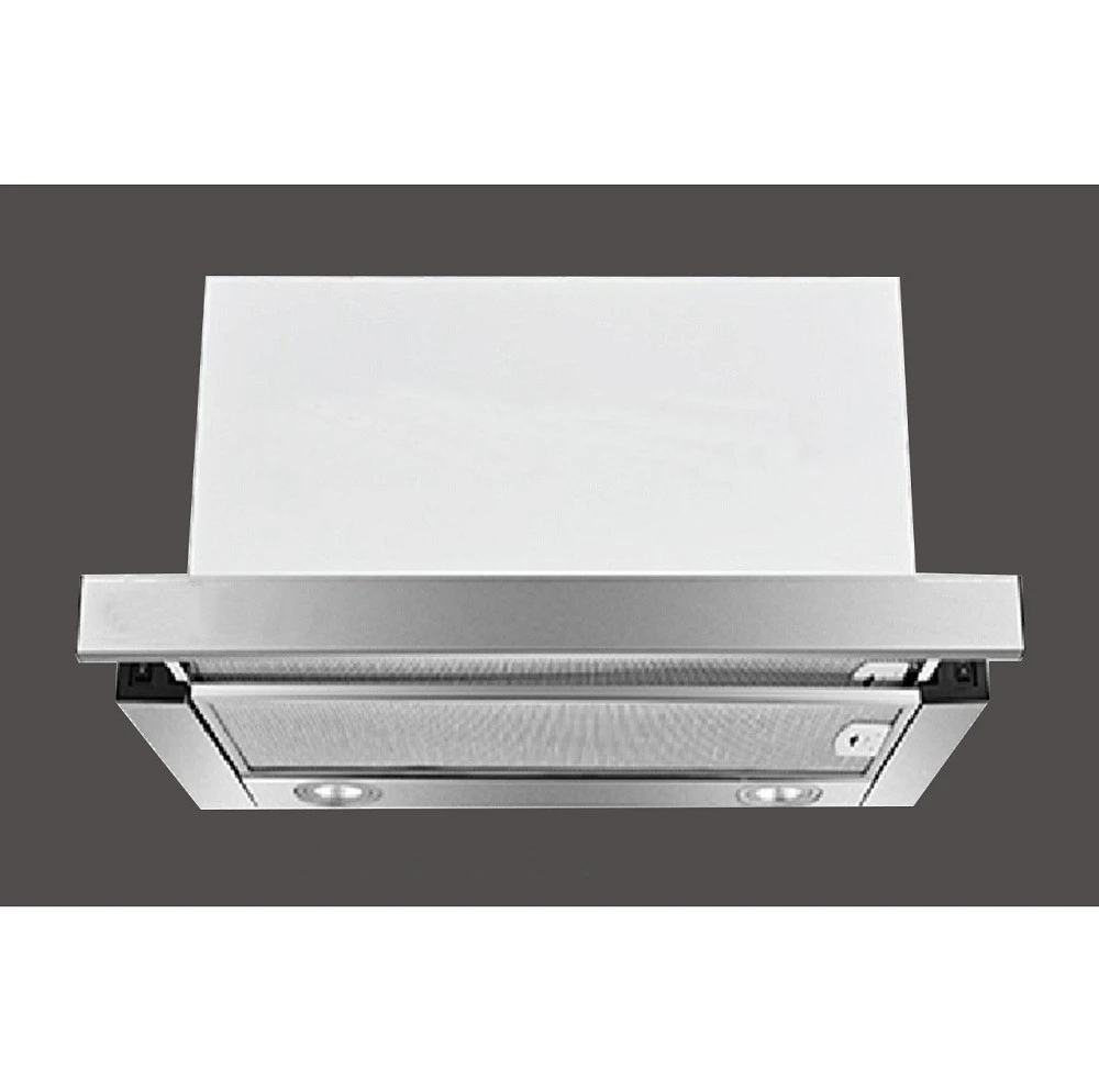 qianjing 50cm kitchen hood stainless steel  pull-out slide out type exhaust hood  range hood