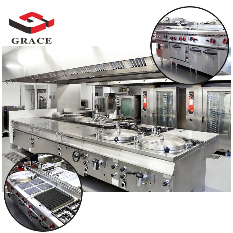 Quality Guarantee Commercial Catering Hotel Restaurant Kitchen Equipment In China For Sale