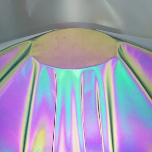 Rainbow Color Reflective Stretch Fabric Reflective Material for Sportswear Reflective Windbreaker RF-HW658855-X1