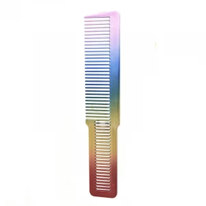 Rainbow Color Wholesale New design Hair Comb For Salon Barber Hair Beauty Combing Hair Comb