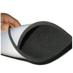 Raw rubber backed material