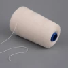 Raw white 100% cotton sewing thread in bulk supply form stock