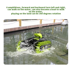 RC Toy Car 2.4GHz 6CH Waterproof Stunt Car On Water and Land 360 Degree Spins Flip