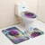 Import Reasonable Price African Woman Bath Mat Set 3Pcs Carpet Bathroom Non-slip Mat For Toilet Bathroom Rug Set from China