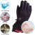 Rechargeable Battery USB Heated Electrical Motorcycle Warm Black Ski Winter Safety Heated Gloves