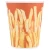 Import Recyclable food packaging takeaway french fries cup/fried french cup from China