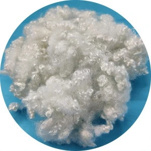Recycled Polyester Staple Fiber 7D*64mm Hollow Conjugate Siliconized/Non-siliconized HCS/HC